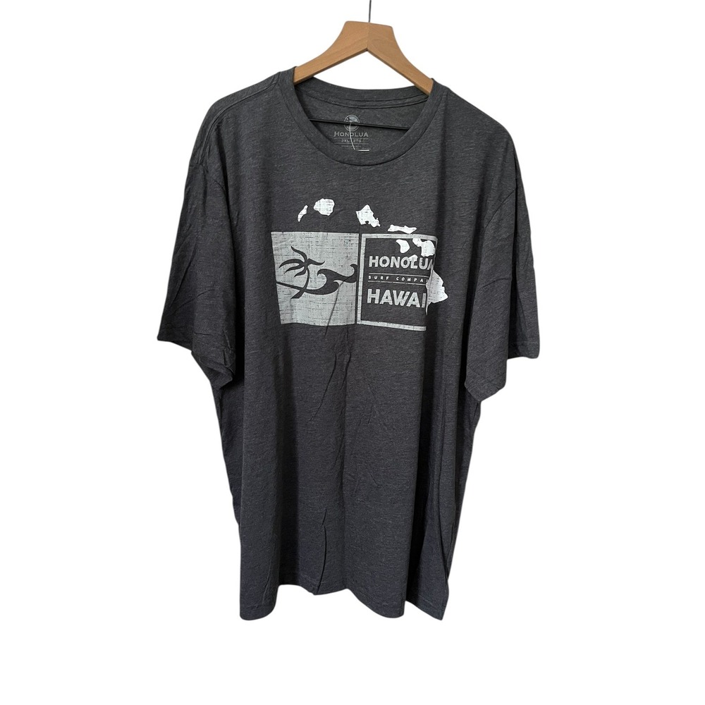 NWT Honolua Surf Company Men's T-Shirt Heather Gray 3X